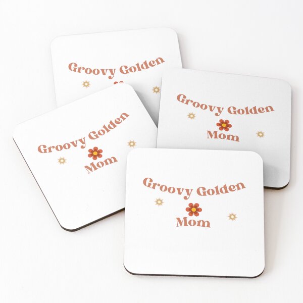 Item preview, Vintage Golden Retriever Mom - Groovy Aesthetic Pet Parent Graphic designed and sold by Pixel And Palette Designs.