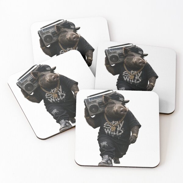 Item preview, Wild Boar Beats – Hip Hop Boombox Street Style designed and sold by shikuldo7.