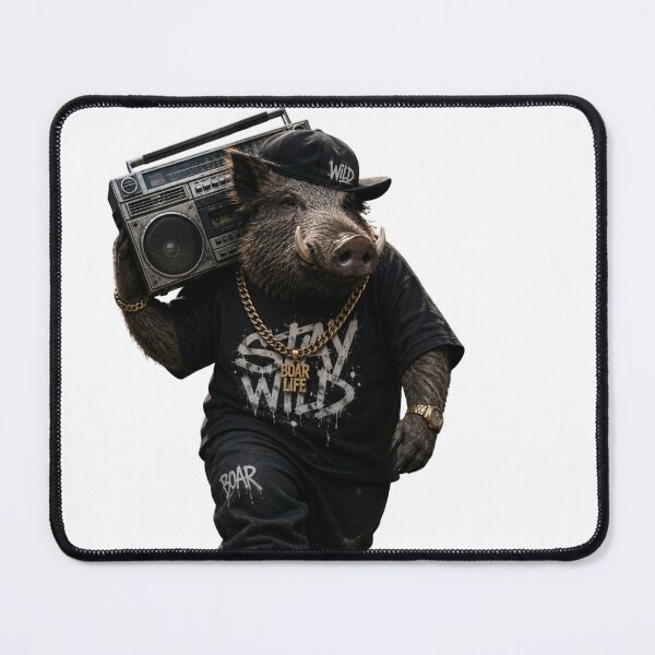 Item preview, Wild Boar Beats – Hip Hop Boombox Street Style designed and sold by shikuldo7.