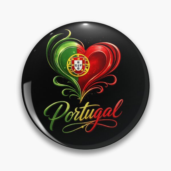 Item preview, Vintage Portugal Flag Heart Shield Pride Patriotic Portuguese Roots Aesthetic Graphic Tee designed and sold by HarinDonreka.