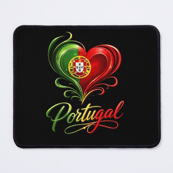 Item preview, Vintage Portugal Flag Heart Shield Pride Patriotic Portuguese Roots Aesthetic Graphic Tee designed and sold by HarinDonreka.
