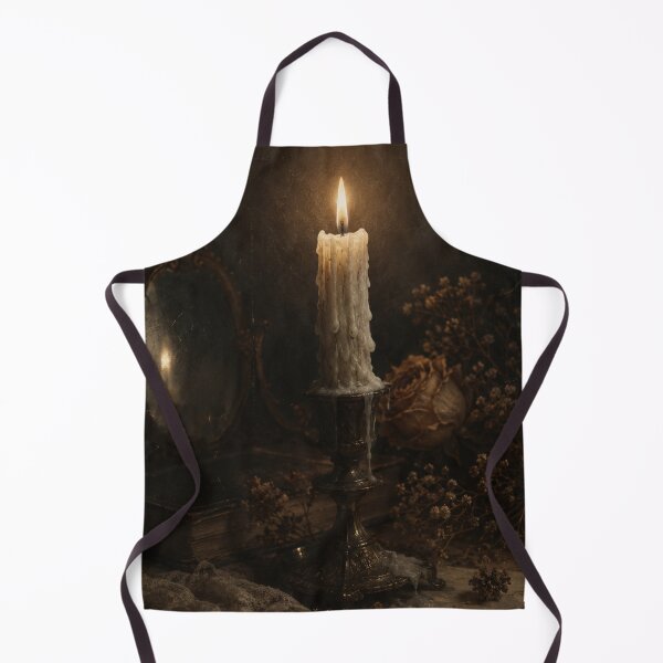 Item preview, Vintage Mirror Candle and Flowers designed and sold by VelarisMoon.