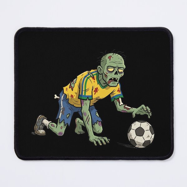 Item preview, Zombie Soccer Player Yellow Kit — Undead World Cup 2026 designed and sold by David Mateo ArtWorks.