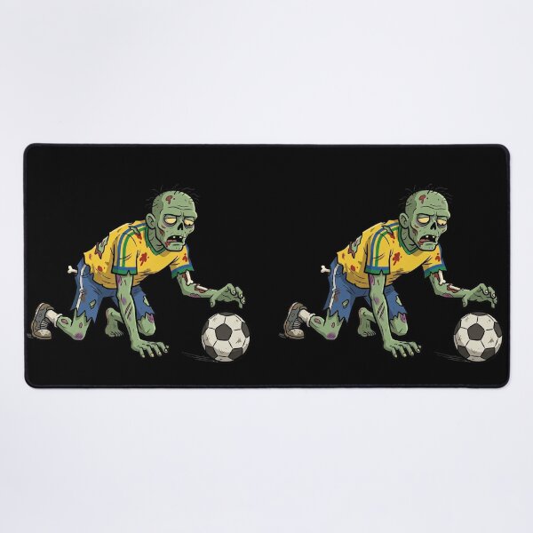 Item preview, Zombie Soccer Player Yellow Kit — Undead World Cup 2026 designed and sold by David Mateo ArtWorks.