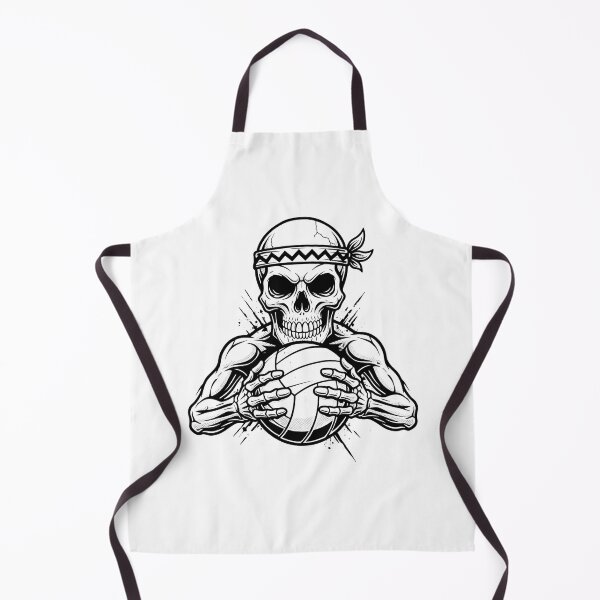 Item preview, Edgy Grunge Volleyball Skull Tattoo Art designed and sold by DripCultureLab.