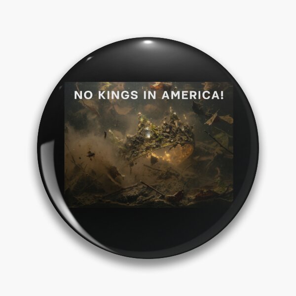 Item preview, No Kings In America Anti King Political Humor designed and sold by JOCSTOCK.