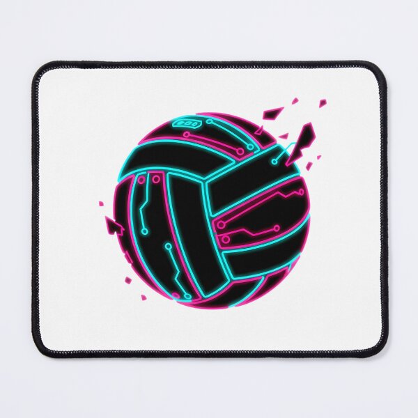 Item preview, Cyberpunk Neon Tech Volleyball Graphic designed and sold by DripCultureLab.