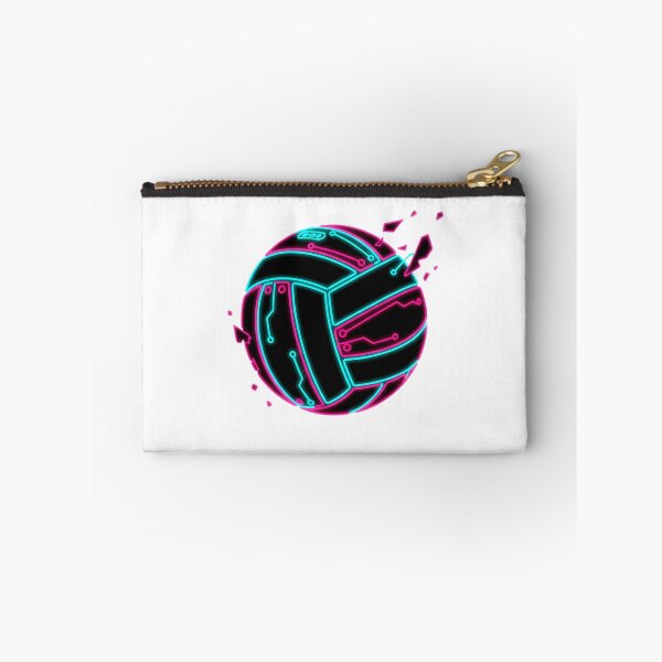 Item preview, Cyberpunk Neon Tech Volleyball Graphic designed and sold by DripCultureLab.