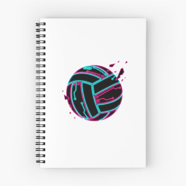Item preview, Cyberpunk Neon Tech Volleyball Graphic designed and sold by DripCultureLab.
