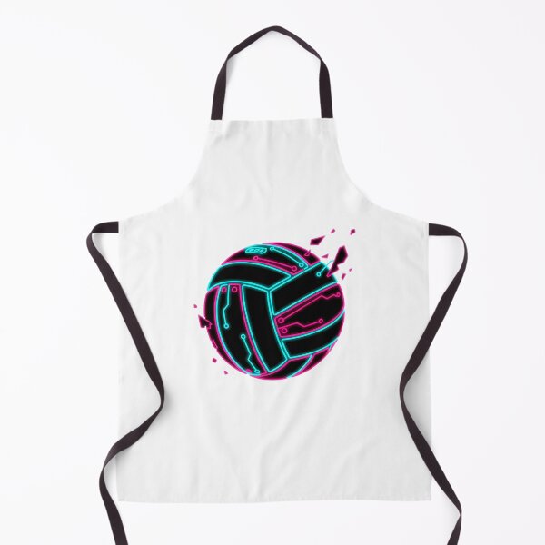 Item preview, Cyberpunk Neon Tech Volleyball Graphic designed and sold by DripCultureLab.