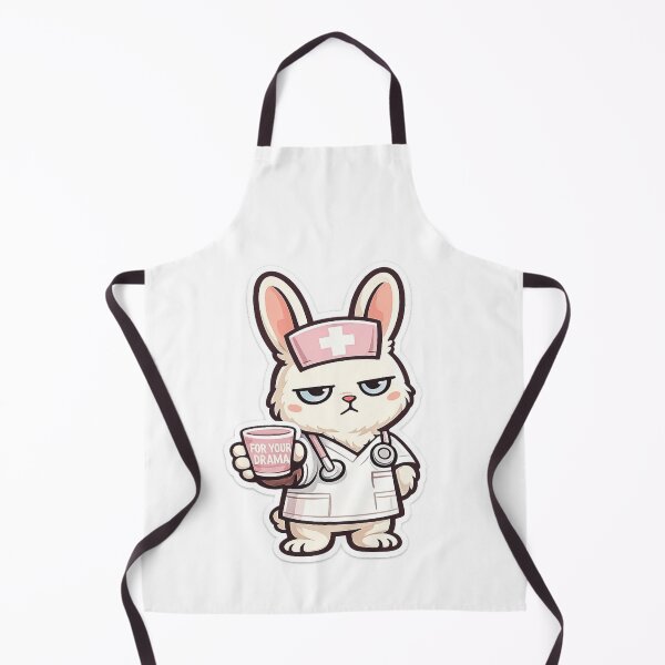Item preview, Grumpy Nurse Bunny Funny Medical Healthcare Gift designed and sold by Gentlestate.