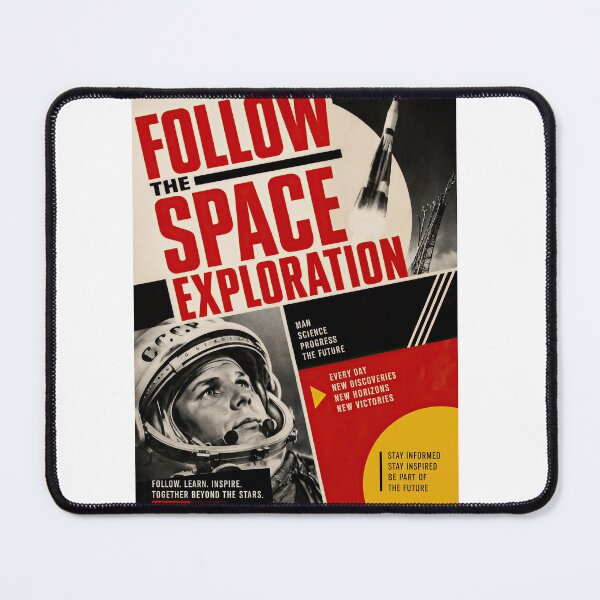 Item preview, Wall Art - Poster - Follow the Space Exploration: Vintage Poster Revival designed and sold by ForeverPrintsOK.