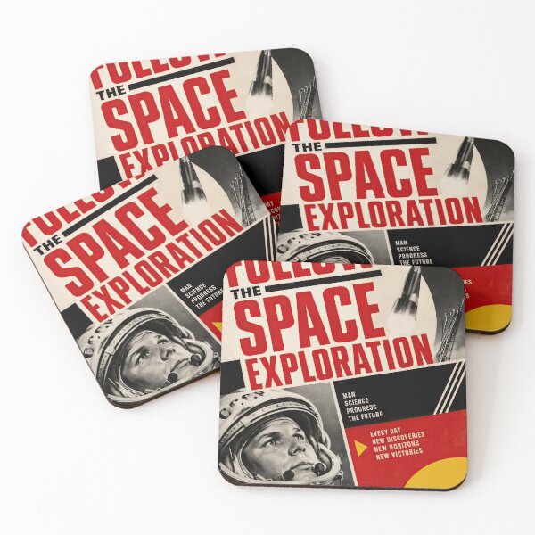 Item preview, Wall Art - Poster - Follow the Space Exploration: Vintage Poster Revival designed and sold by ForeverPrintsOK.