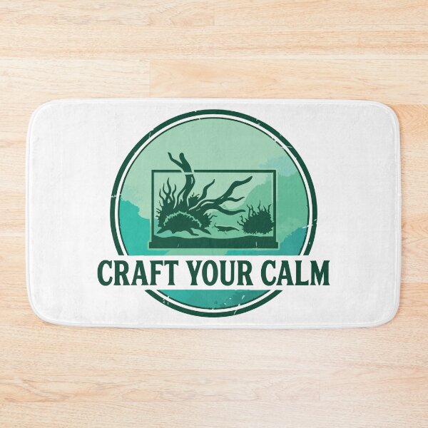 Item preview, Craft Your Calm - Planted Aquarium Shrimp Silhouette Art designed and sold by Arc2020.