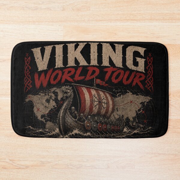 Item preview, Viking World Tour Norse Warrior Adventure designed and sold by Retr0Tshirts.