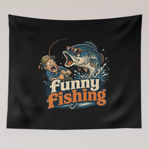 Item preview, Funny Fishing Retro Vintage Bass Fisherman Gift designed and sold by Sitred123.