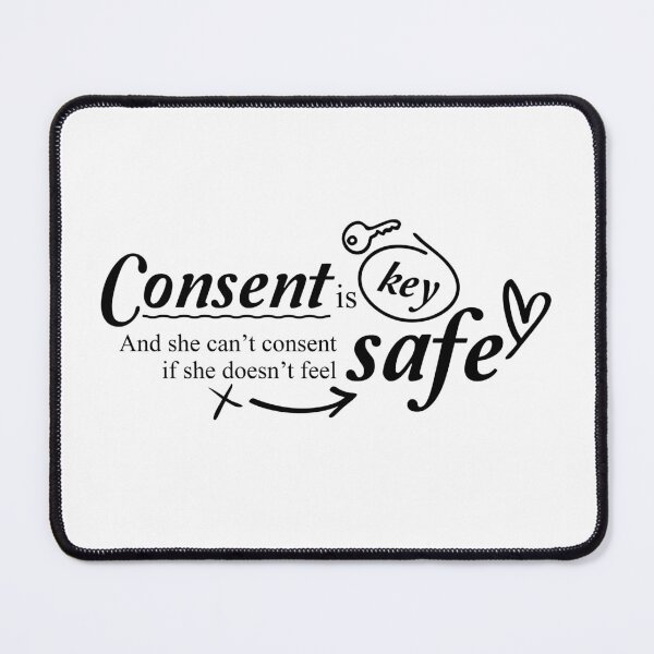 Item preview, Consent is key - Off Campus - Black designed and sold by sosodesj.