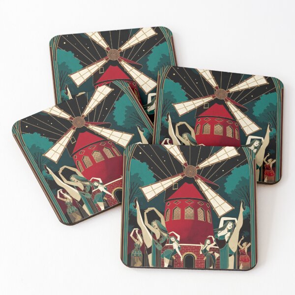 Item preview, Moulin Rouge - Art Deco designed and sold by CharmingFlowers.