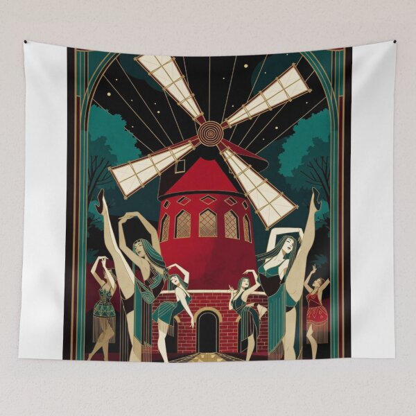 Item preview, Moulin Rouge - Art Deco designed and sold by CharmingFlowers.
