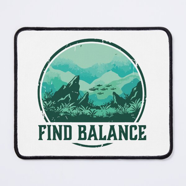 Item preview, Find Balance - Aquascape Nature Aquarium Tetra Badge designed and sold by ArcApparel2020.