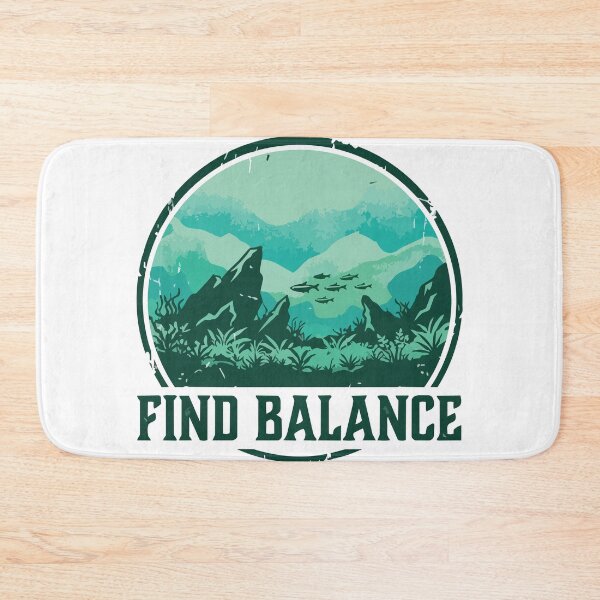 Item preview, Find Balance - Aquascape Nature Aquarium Tetra Badge designed and sold by ArcApparel2020.