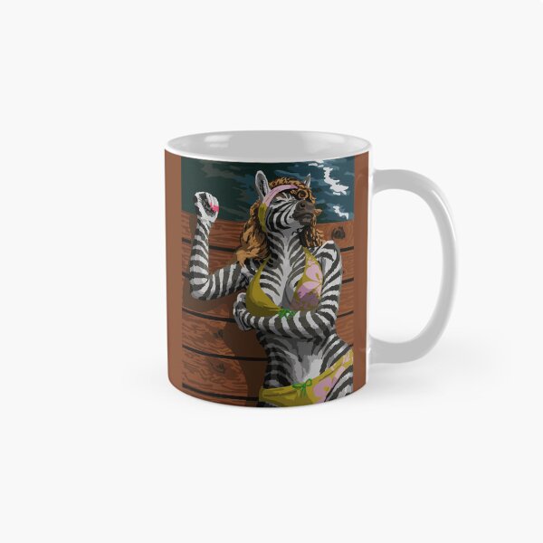 Item preview, Max Chillax Boardwalk Bikini Zebra  designed and sold by KlakkDrawsStuff.