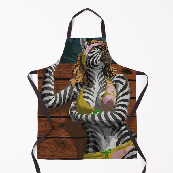 Item preview, Max Chillax Boardwalk Bikini Zebra  designed and sold by KlakkDrawsStuff.