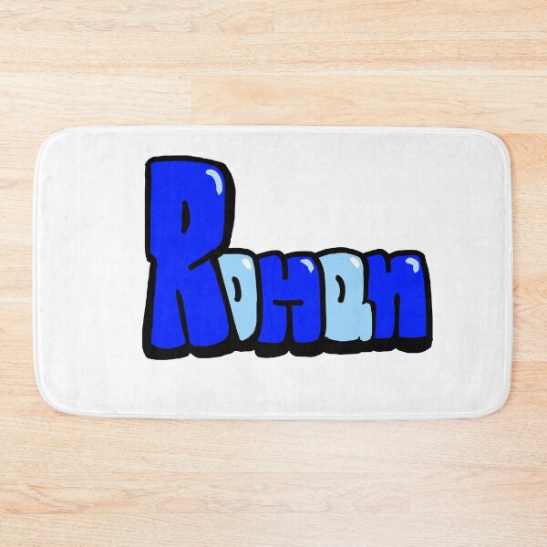 Item preview, Roman Personalized Custom name Boys Men Teens Blue Graffiti Bubble Letters Streetwear Typography Art designed and sold by Artonmytee.