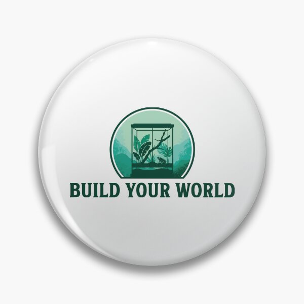 Item preview, Build Your World - Botanical Terrarium Dart Frog Emblem designed and sold by ArcApparel2020.