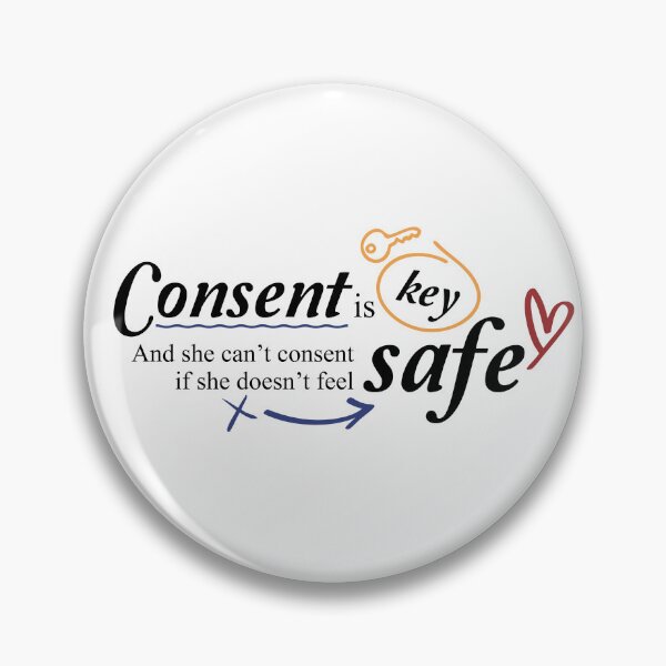 Item preview, Consent is key - Off Campus - Colored with black text designed and sold by sosodesj.