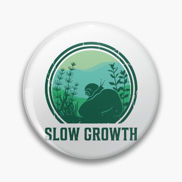 Item preview, Slow Growth - Nano Tank Snail Aquascaping Graphic designed and sold by Arc2020.
