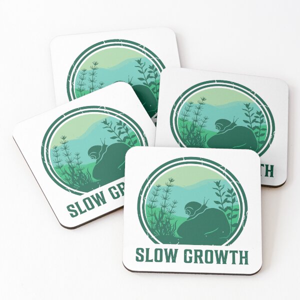 Item preview, Slow Growth - Nano Tank Snail Aquascaping Graphic designed and sold by Arc2020.