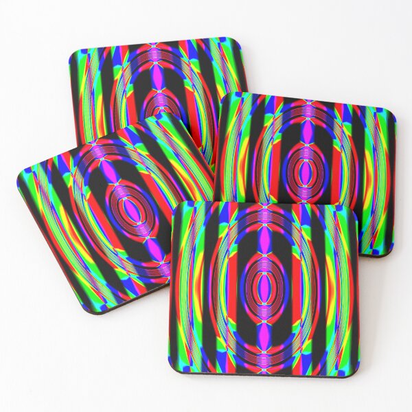 Item preview, Abstract Pattern "Multicolored oval 3"  designed and sold by Gluecknika.