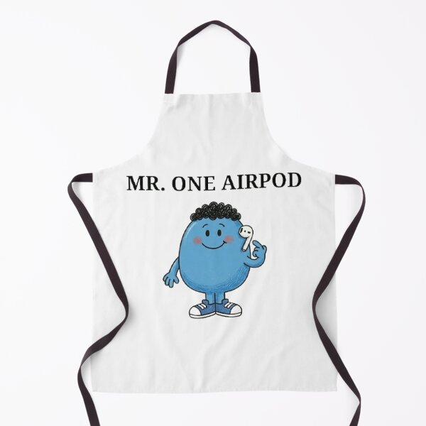 Item preview, Mr One Airpod Character Funny Men Boy Blue Tiktok Social Media Phone Messaging Texting Calling Music Instagram Cute Comic Book Character Mr Men Cartoon designed and sold by SamiraArts.