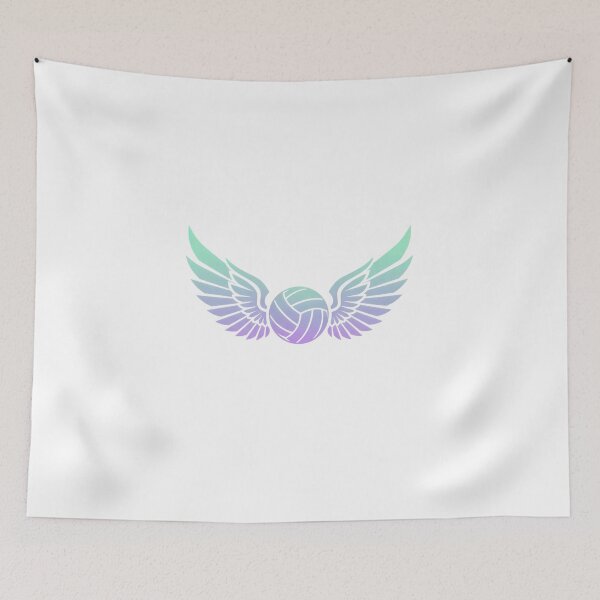 Item preview, Aesthetic Angel Wings Volleyball Pastel Gradient designed and sold by DripCultureLab.