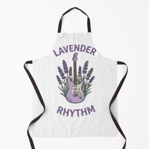 Item preview, Purple electric guitar with fragrant lavender blossoms designed and sold by Ahmedsyde.