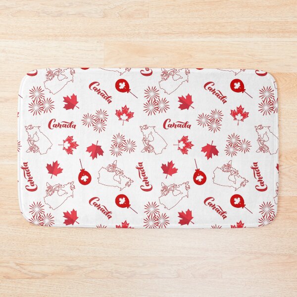 Item preview, Happy Canada Day Celebration Map Design designed and sold by AleksaDesignMTL.