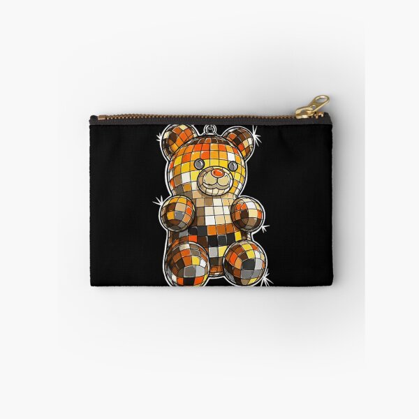 Item preview, Retro 70s Mirror Ball Disco Bear Sparkling Keychain Festive Party Aesthetic designed and sold by LittleNhutton.