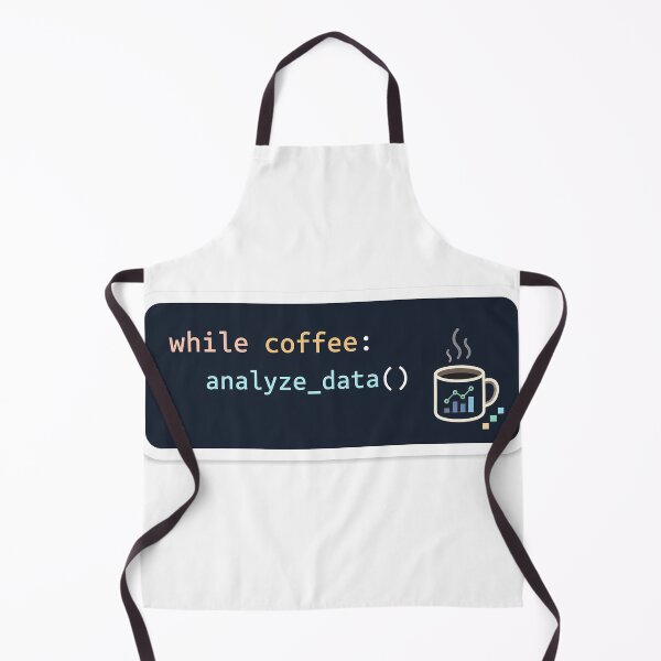 Item preview, While Coffee Analyze Data Sticker designed and sold by HypatiaLab.