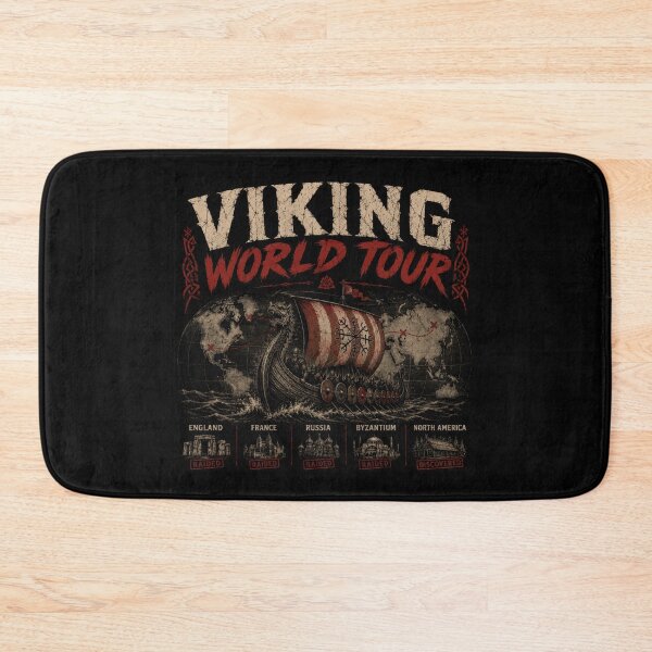 Item preview, Viking Tour Dates Norse Warrior Edition designed and sold by Retr0Tshirts.