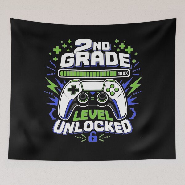 Item preview, Back to School 2nd Grade Boys Gamer First Day School Level Unlocked designed and sold by clothesy7.