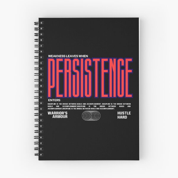 Item preview, Persistence and Discipline Quotes for Men  designed and sold by WarriorsArmour.