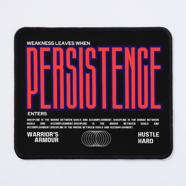 Item preview, Persistence and Discipline Quotes for Men  designed and sold by WarriorsArmour.