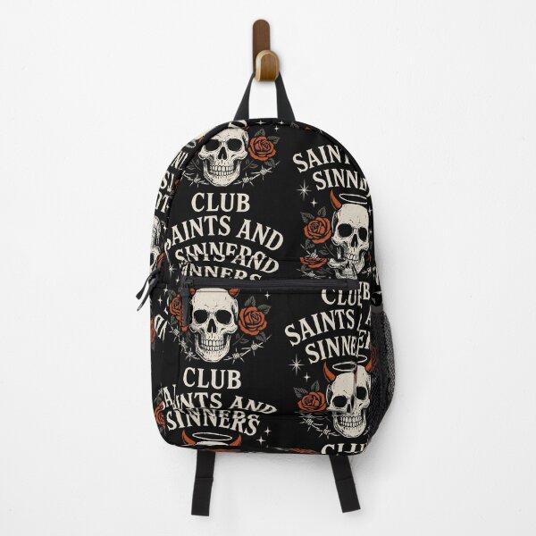 Item preview, Saints And Sinners Club Gothic Skull Devil Angel designed and sold by jinajinawoodood.