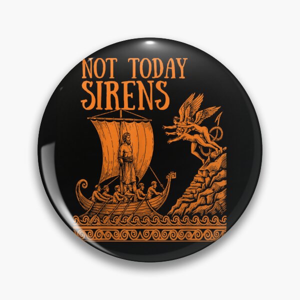 Item preview, Dark Mythological Not Today Sirens Odysseus Tied To Ship Mast Greek Tragedy designed and sold by LittleNhutton.