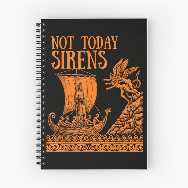 Item preview, Dark Mythological Not Today Sirens Odysseus Tied To Ship Mast Greek Tragedy designed and sold by LittleNhutton.