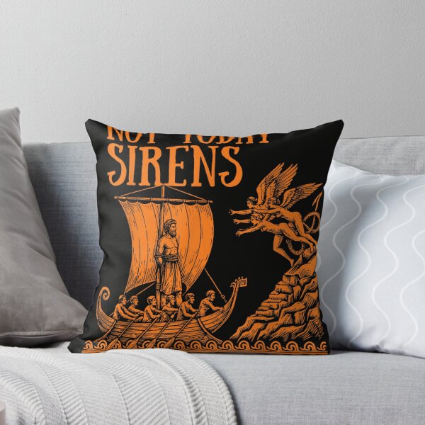 Item preview, Dark Mythological Not Today Sirens Odysseus Tied To Ship Mast Greek Tragedy designed and sold by LittleNhutton.