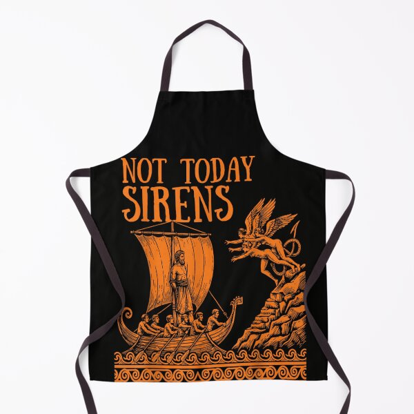 Item preview, Dark Mythological Not Today Sirens Odysseus Tied To Ship Mast Greek Tragedy designed and sold by LittleNhutton.