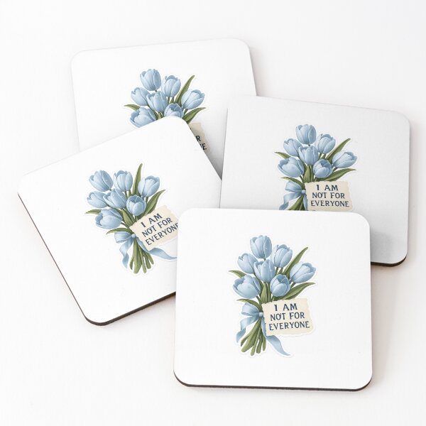 Item preview, I Am Not For Everyone Flower Sticker PNG | Floral Vinyl Sticker Design designed and sold by Blushbomb.