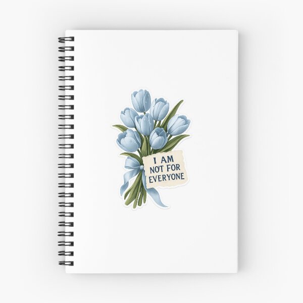Item preview, I Am Not For Everyone Flower Sticker PNG | Floral Vinyl Sticker Design designed and sold by Blushbomb.